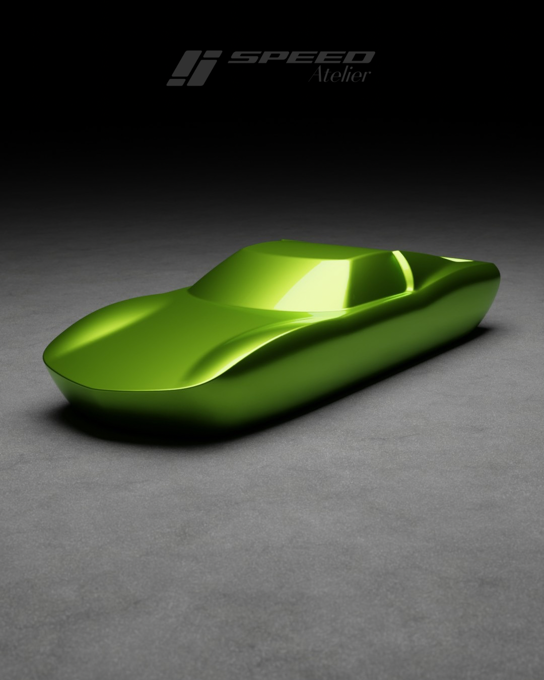 Lamborghini Miura 60th Anniversary Sculpture Handmade